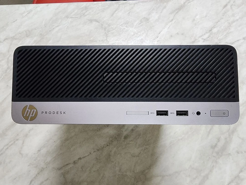 hp prodesk 400 g5 sff(미니PC)/i3-8100/ddr4-16gb/hdd-1tb 이미지