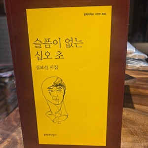 슬픔이 없는 십오 초 - 2008년초판 문학과지성시인선346 이미지