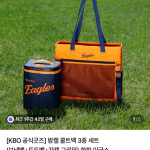 한화이글스 밤켈 큘트백 풀셋 이미지