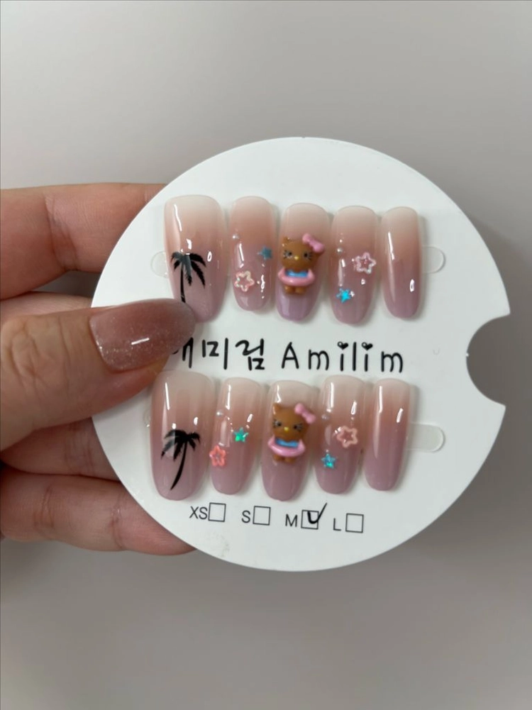 캐릭터 네일팁 판매 이미지