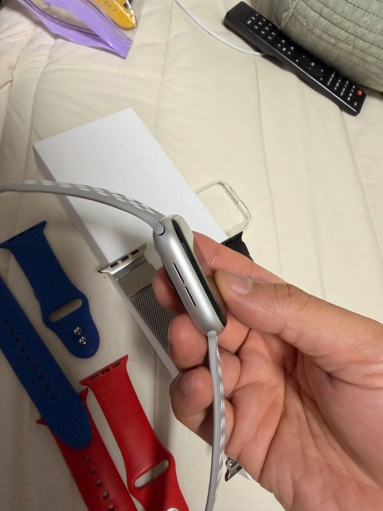새상품급 애플워치 se2 44mm 실버 이미지