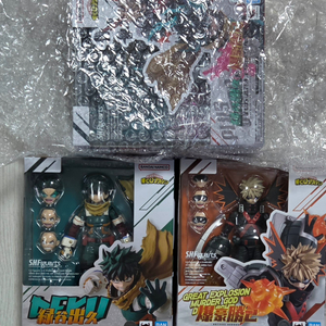 SHF 바쿠고 + 미도리야 + 플러스 울트라 옵션 세트 plus ultra 플루스 나의히어로아카데미아 나히아 이미지