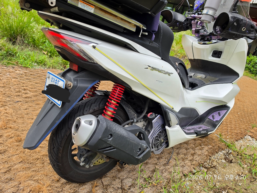 수원역)pcx 21년식 abs 3.8만km 구형번호판 - 안심되는 중고거래