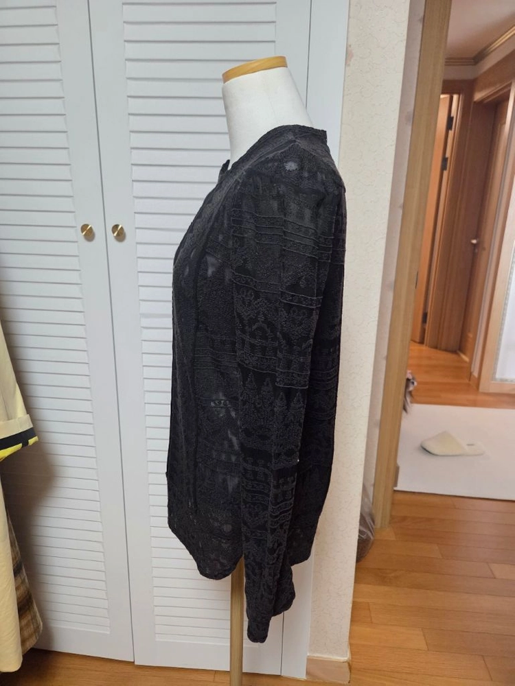이자벨 마랑 정품 레이스 시스루 블라우스 이미지