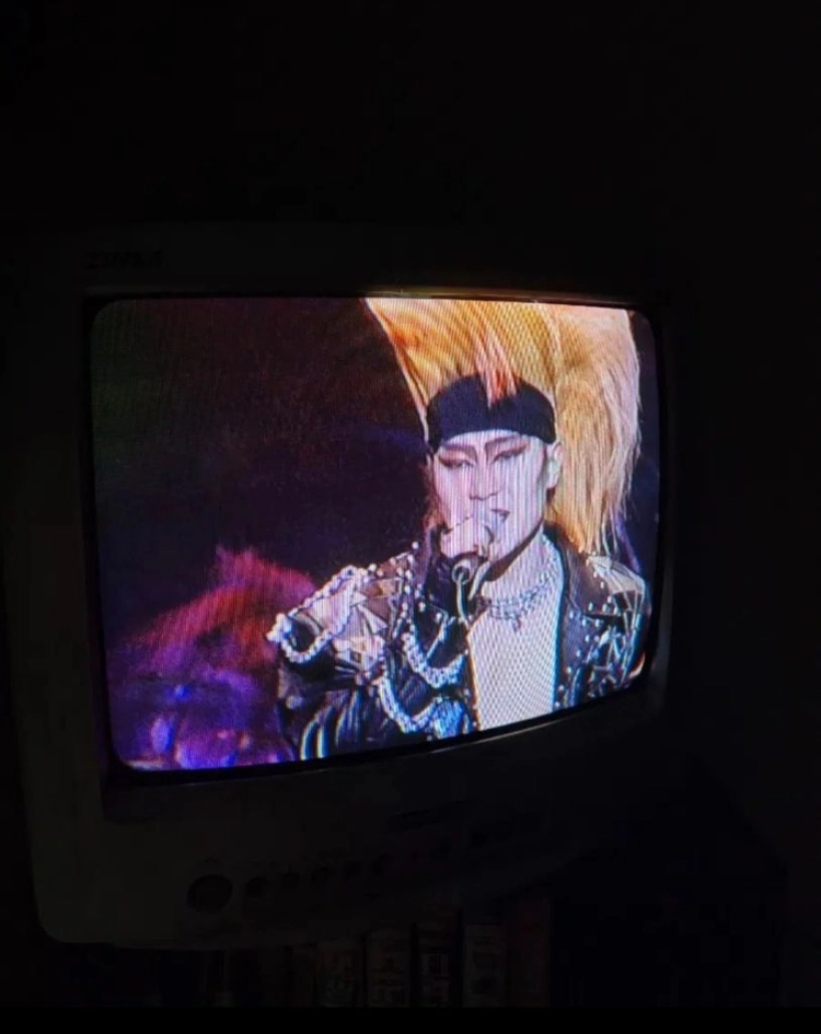 대우 유니크 crt 14인치 브라운관 tv 티비 이미지