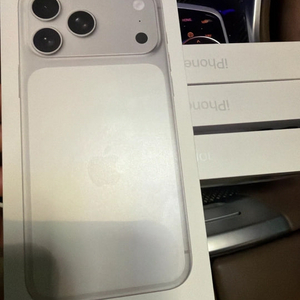 애플 아이폰 17 프로맥스 실버 256GB 이미지
