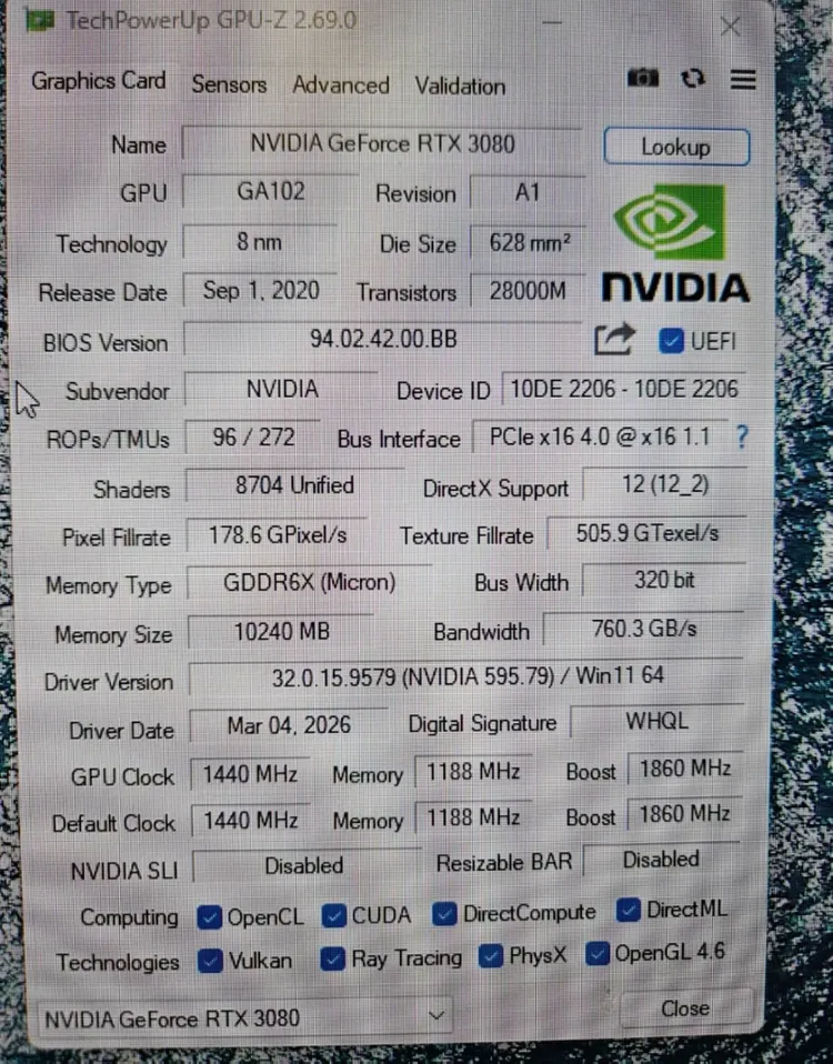 게이밍pc 본체 컴퓨터 (인텔 i5 14400f&RT3080 & DDR5 ) 이미지