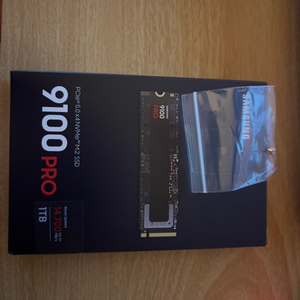 삼성 9100pro M.2 NVMe SSD 1TB 새상품 팔아요~ 이미지
