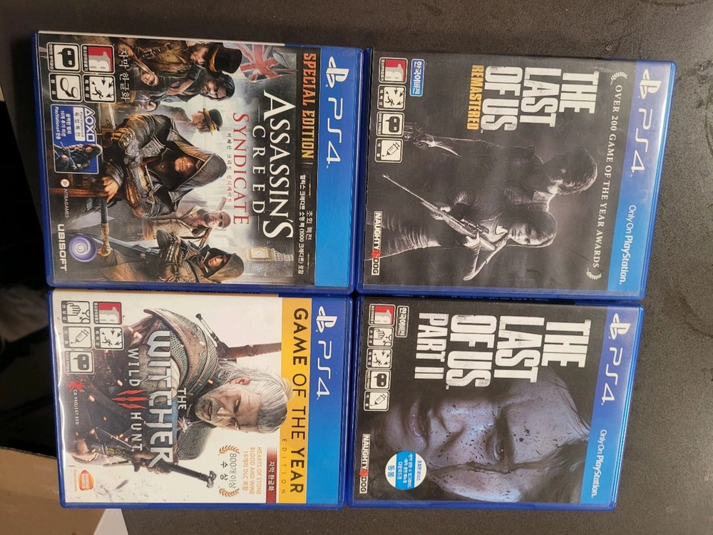 ps4 게임 팔아요. 명작들도 많아요. 사가세요. 이미지