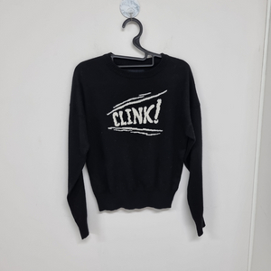 그레이하운드 블랙 CLINK! 니트 S사이즈 이미지