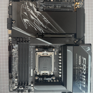 X870E AORUS ELITE X3D 보드 팝니다. 이미지