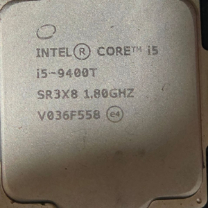 인텔 9세대 i5 9400t 저전력CPU 이미지