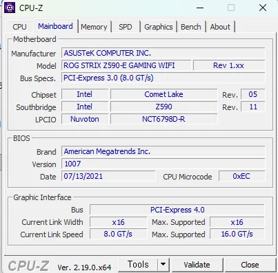 인텔 i7-10700KF + ASUS ROG STRIX Z590-E GAMING WIFI 세트 이미지