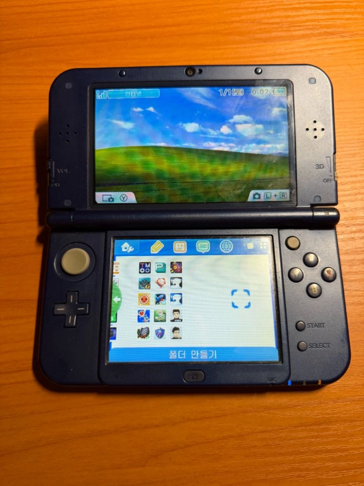new 닌텐도 3DS LL XL 메탈릭 블루 (뉴큰다수) - 안심되는 중고거래
