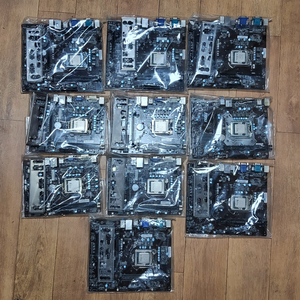 컴퓨터 6세대 메인보드 H110+CPU i3 6320 10세트 일괄판매 이미지