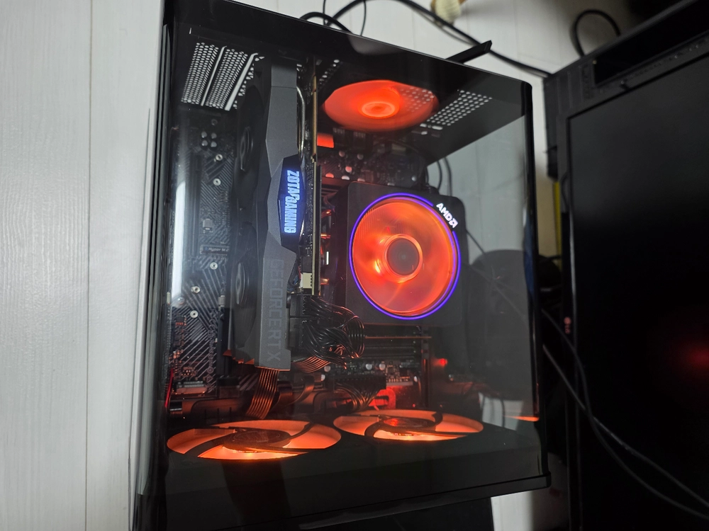 AMD 라이젠 5 7500F RTX 2070 게이밍 PC 이미지