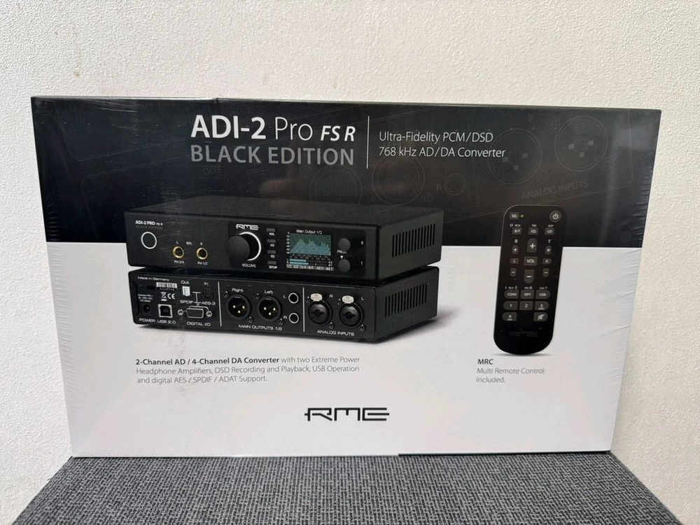 RME ADI-2 PRO FS R BLACK EDITION 팔아요! ADI2 - 안심되는 중고거래