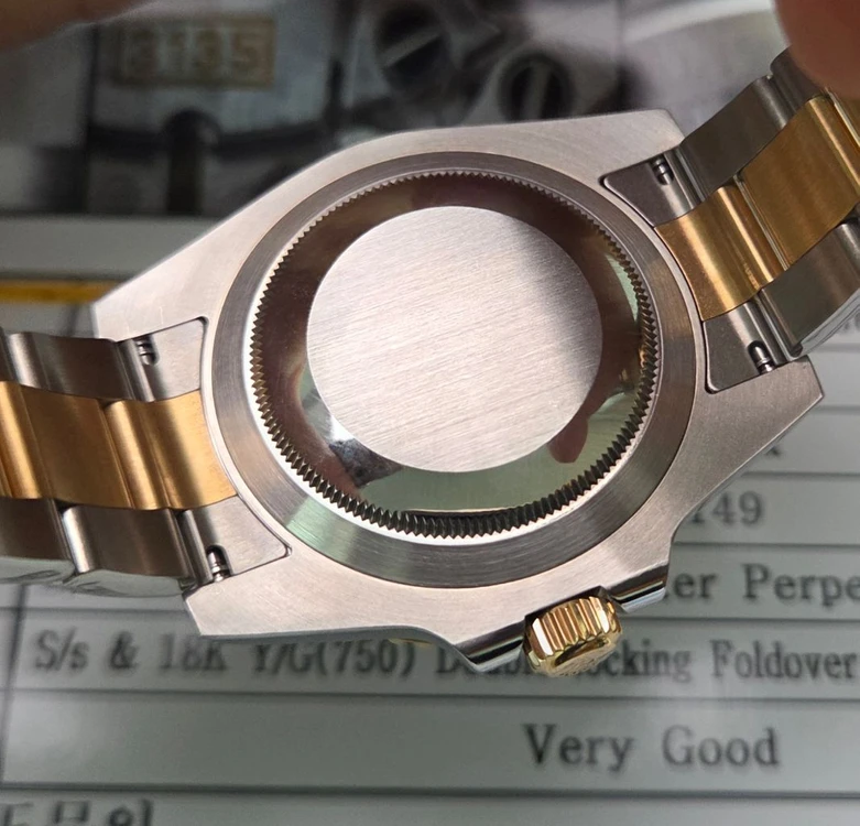 롤렉스 서브마리너 흑콤 40mm 골드콤비 오토매틱 (감정서 포함) 이미지