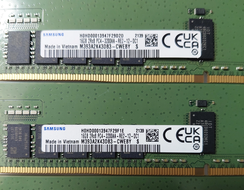 [서버용] 동일주차 삼성 DDR4 3200AA 16GB 메모리 5개 (1개, 4개, 5개 판매가능) 이미지