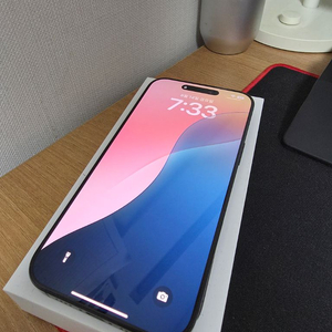 애케플 아이폰16프로맥스 256GB 블랙티타늄 이미지