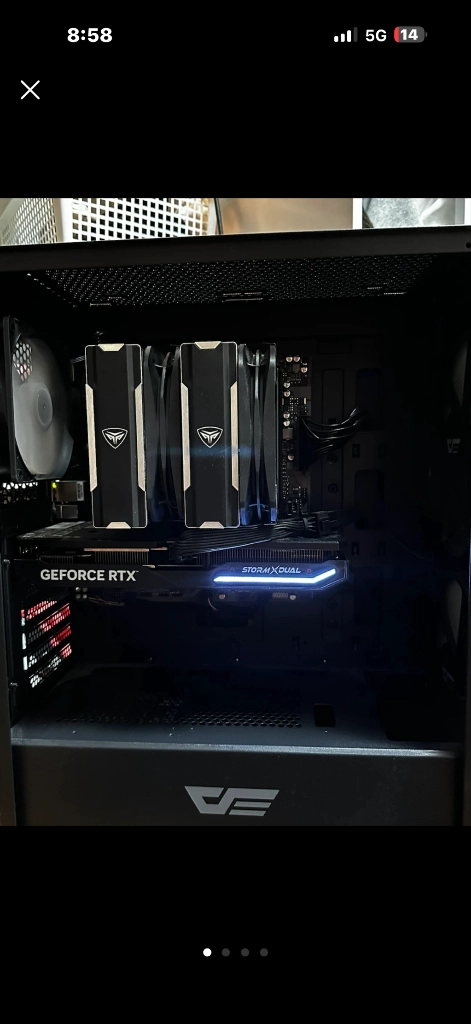 RTX4070 + DDR5 RAM 32GB + SSD 1TB 게이밍 본체 판매합니다 이미지