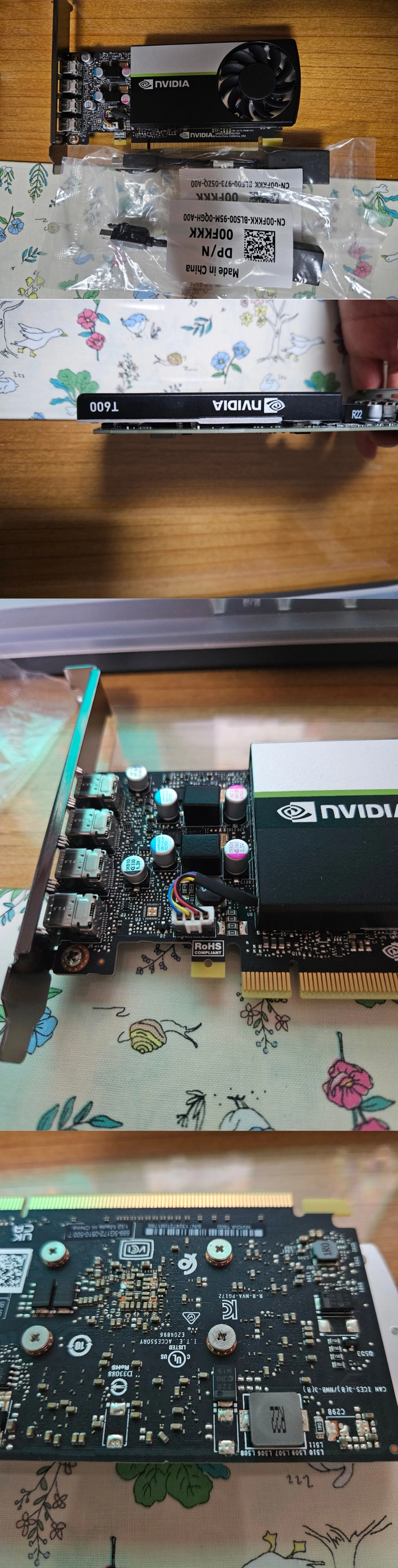 그래픽카드 NVIDIA(엔비디아) Quadro(쿼드로)T600 팝니다 이미지