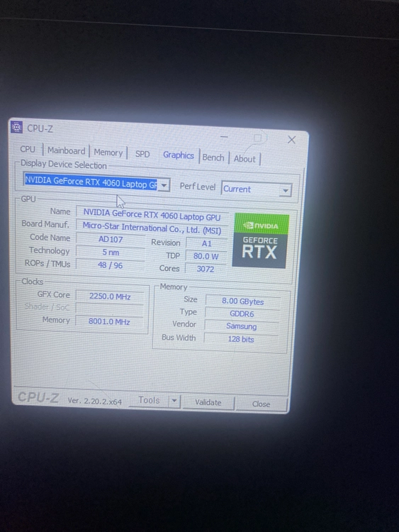 게이밍 노트북 katana17 b13 vfk RTX4060 이미지