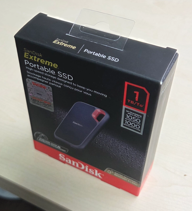 샌디스크 익스트림 포터블 SSD 1TB 이미지