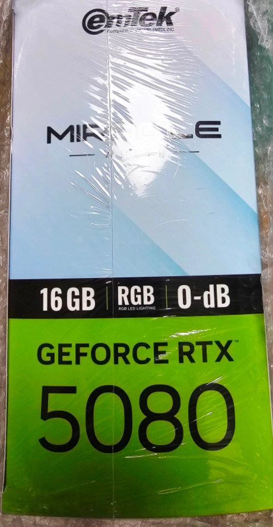 이엠텍 지포스 RTX 5080 그래픽카드 미라클화이트 이미지