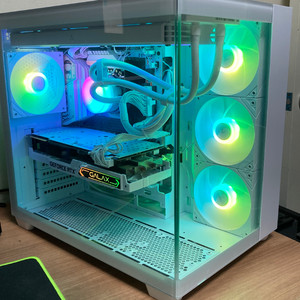 인텔 i5-14400F / RTX2070 Super 화이트 컴퓨터 급처 이미지