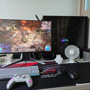 Dell aw2721d 델 모니터 찐싱크얼티밋 이미지