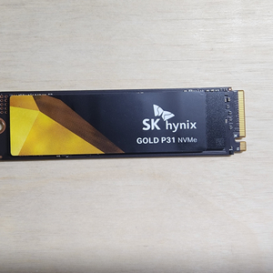 SK HYNIX GOLD P31 NVME M.2 SSD 1TB (2280) 컨디션 매우 좋습니다. 이미지