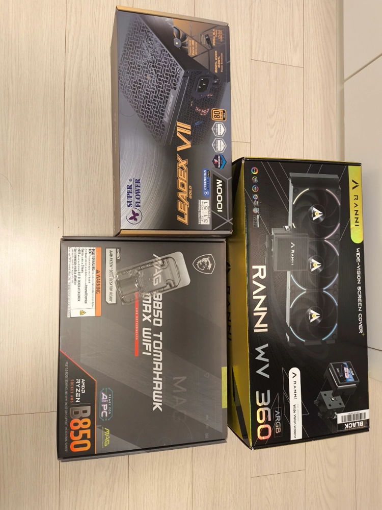 9850X3D 2TB 반본체 게이밍 PC 데스크탑 이미지