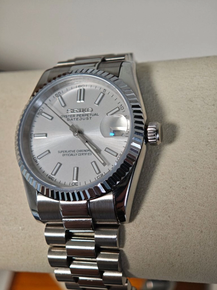 세이코 데이저스트 36MM 실버 이미지