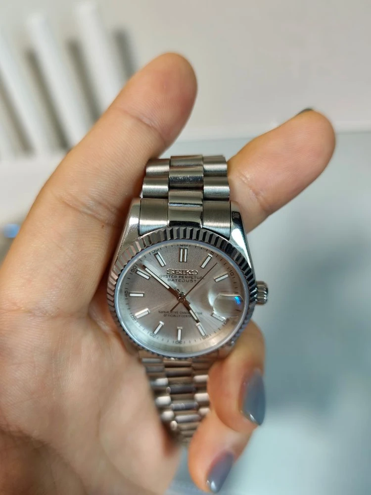 세이코 데이저스트 36MM 실버 이미지