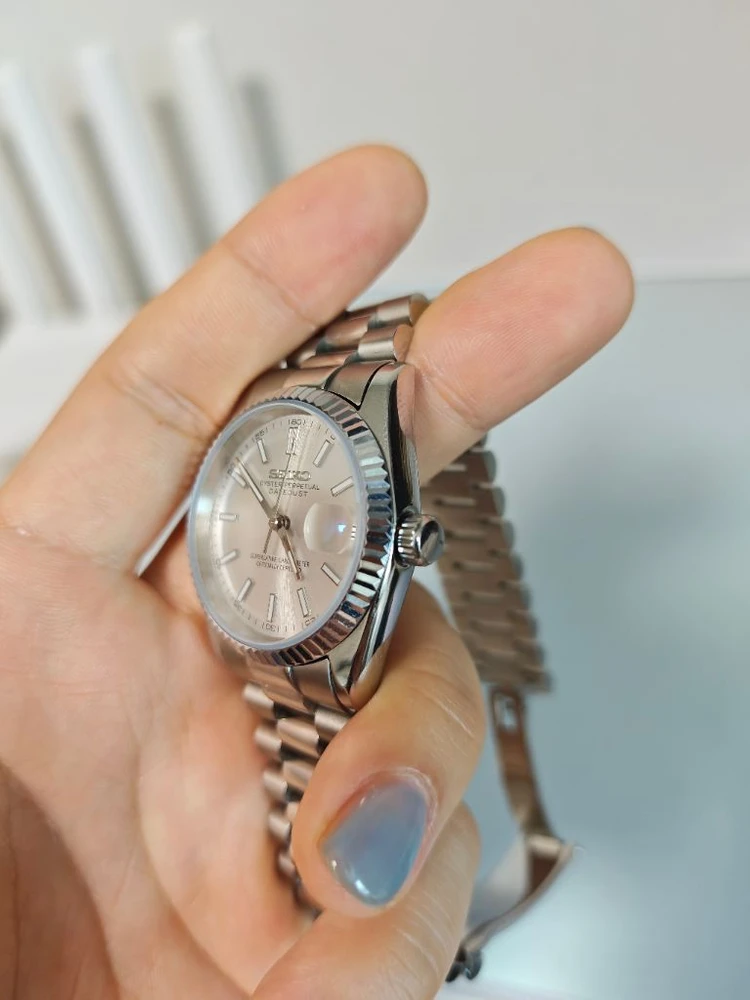 세이코 데이저스트 36MM 실버 이미지