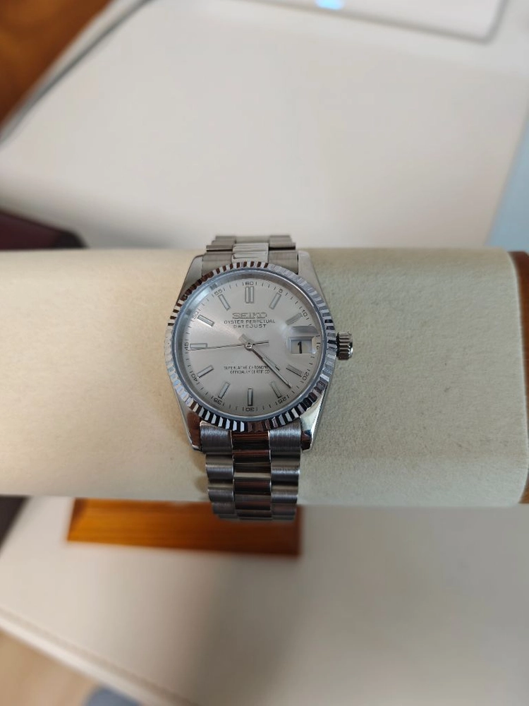세이코 데이저스트 36MM 실버 이미지