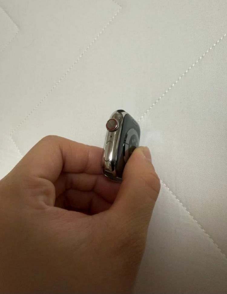 애케플)애플워치9 에르메스 실버 스테인리스 45mm 상태 매우 좋아요 가격낮춤 이미지