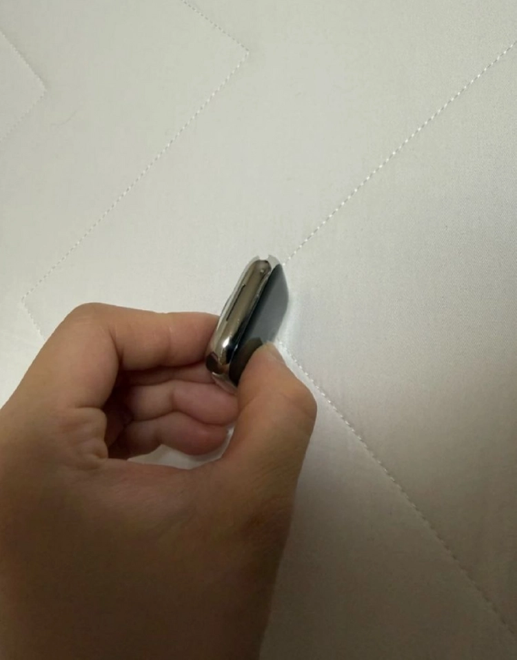 애케플)애플워치9 에르메스 실버 스테인리스 45mm 상태 매우 좋아요 가격낮춤 이미지