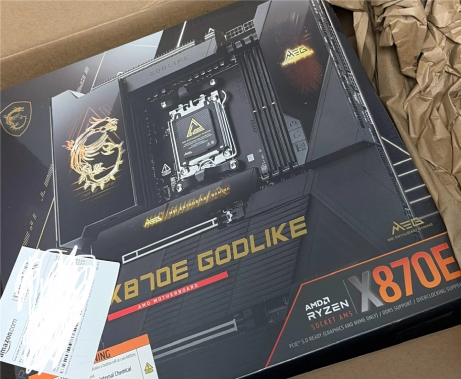 (미개봉) 최고등급 MSI MEG GODLIKE X870E 미개봉 메인보드 이미지