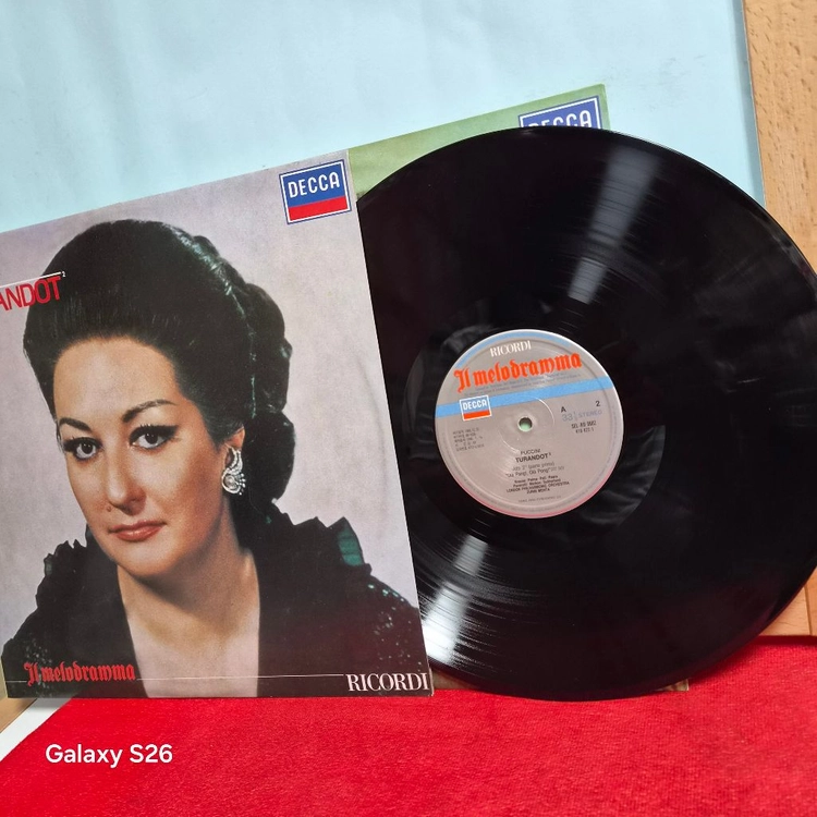 푸치니 오페라 LP 레코드 (투란도트, 나비부인) 6장 세트 이미지