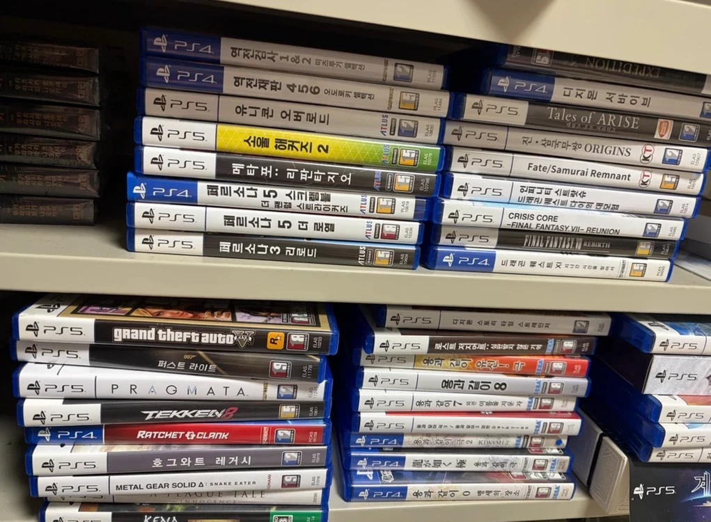 PS5, PS4 게임 타이틀 모음 이미지