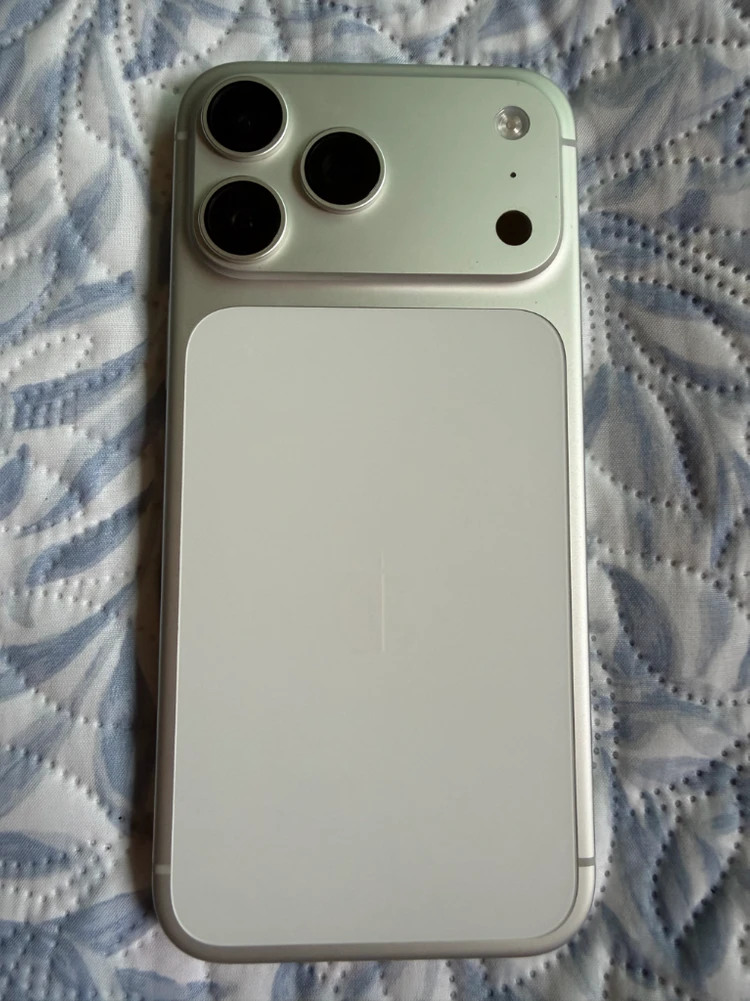 아이폰 17 프로 맥스 실버 색상 256GB 모델이에요 이미지