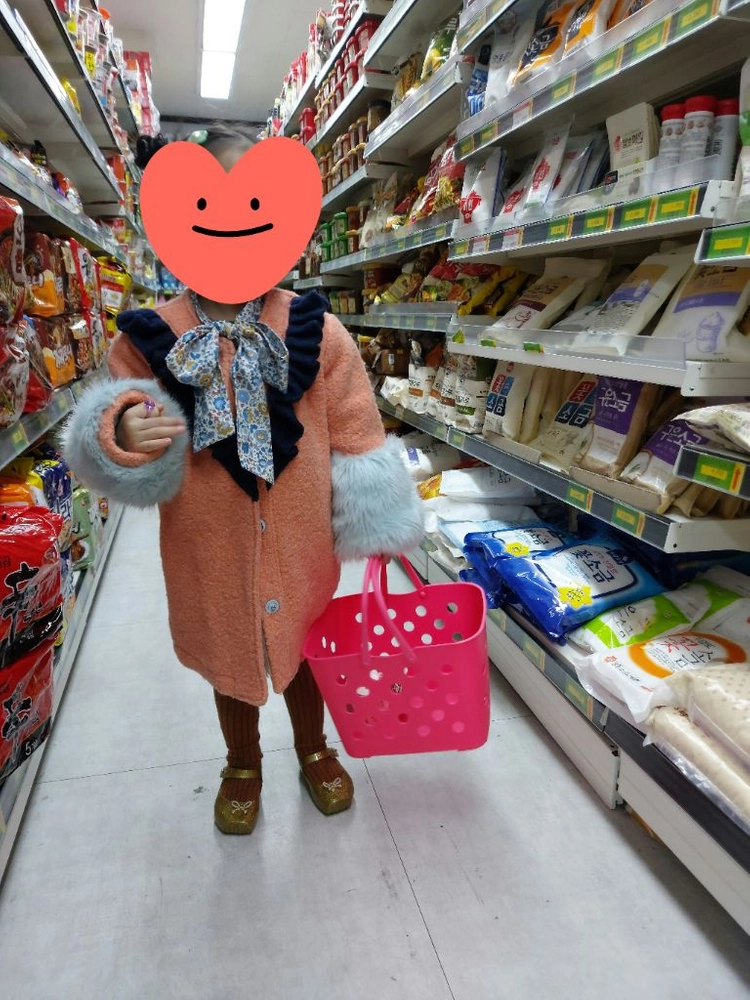 와들러 알파카 조끼 ,Ballerine en Papier 아동 뽀글이 코트 이미지