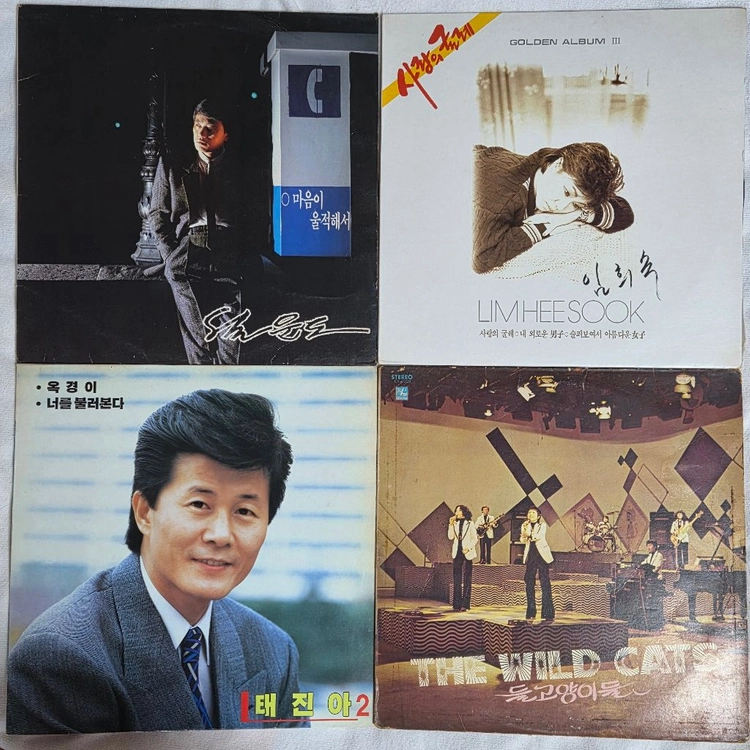 다양한 가수 LP 레코드판 16장 일괄 판매 이미지