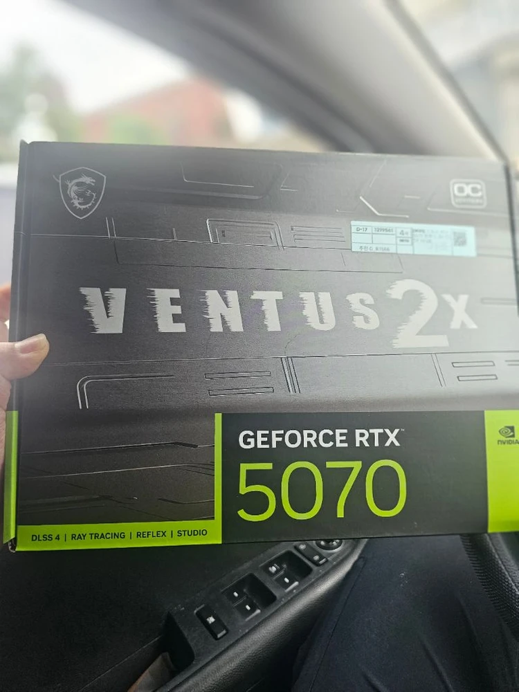 RTX 5070 그래픽카드 벤투스 x2 5070 이미지