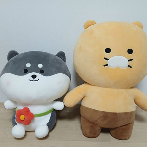 허스키 강아지 인형,카카오프렌즈 춘식이 인형 이미지