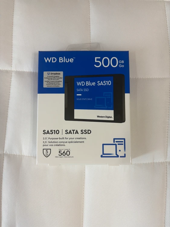 미개봉 WD BLUE 500GB SATA SSD 팝니다 이미지