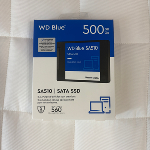 미개봉 WD BLUE 500GB SATA SSD 팝니다 이미지