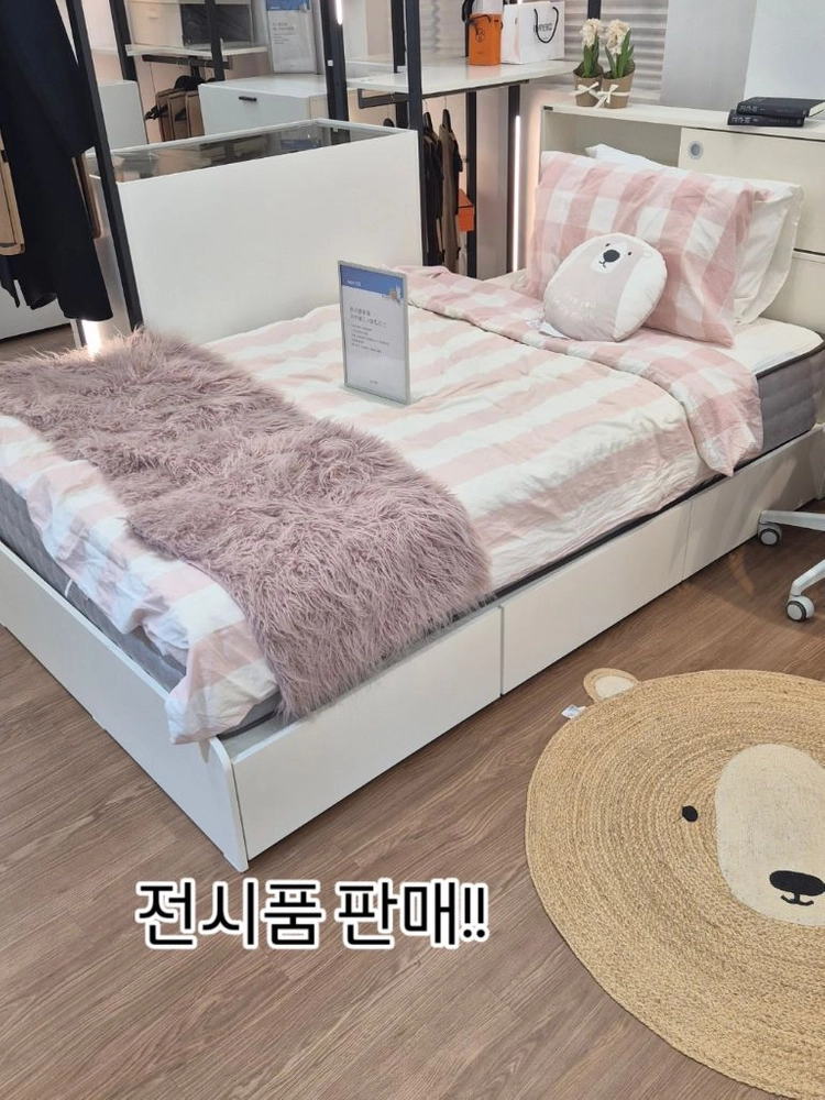 (리바트전시품)커먼베드 침대+매트리스 이미지
